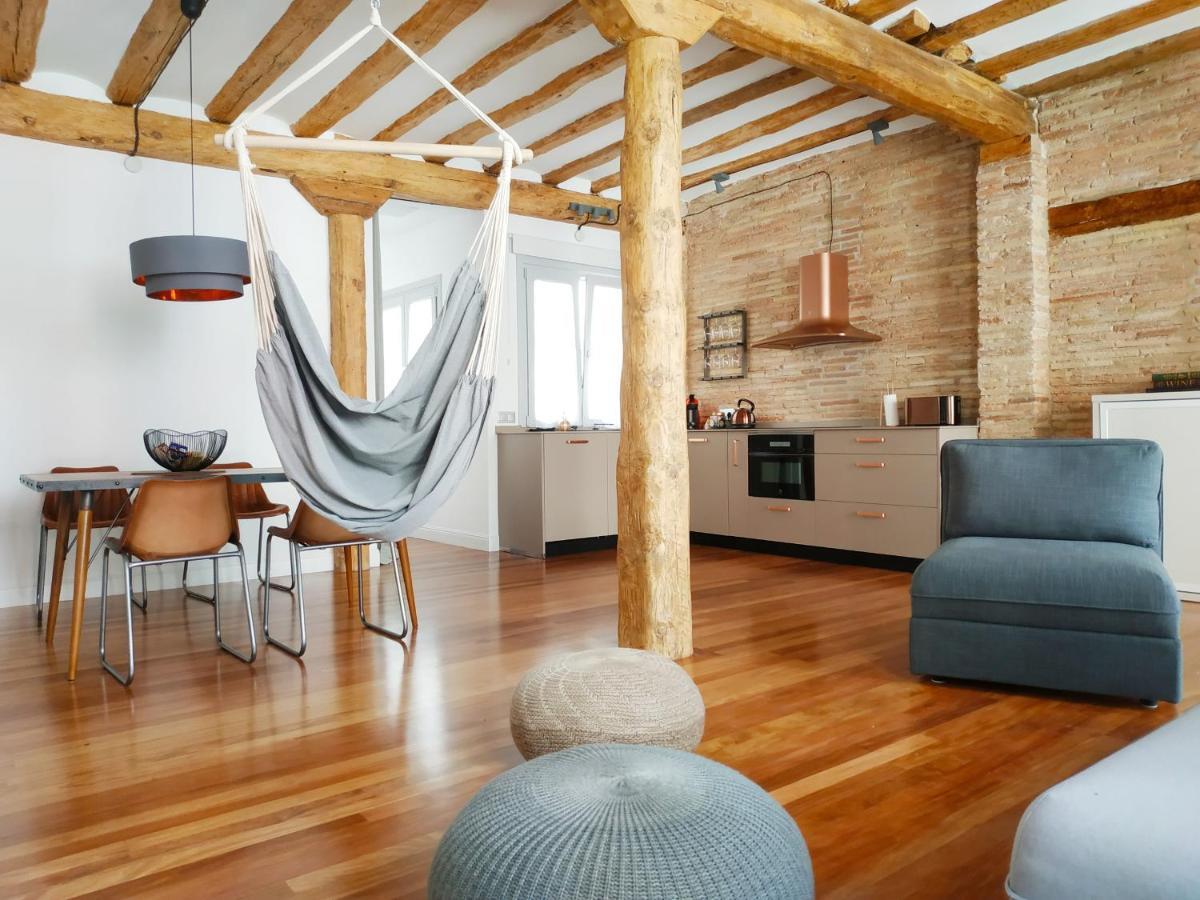 Lux Wood Loft With Air Con & Lift Leilighet Logroño Eksteriør bilde